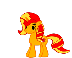 Size: 1000x800 | Tagged: artist needed, source needed, useless source url, safe, sunset shimmer, pony, unicorn, ask, cute, female, looking at you, mare, shimmerbetes, smiling, solo, sunset answers, tumblr