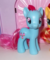 Size: 671x800 | Tagged: safe, cup cake, sunset shimmer, pony, g4, brushable, dazzle cake, figure, irl, photo, prototype, solo focus, toy