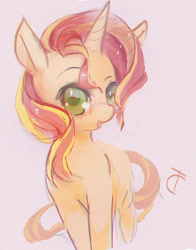 Size: 797x1019 | Tagged: safe, artist:dieletze, artist:tc, sunset shimmer, pony, unicorn, solo