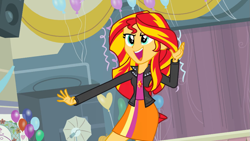 Size: 1023x575 | Tagged: safe, screencap, sunset shimmer, equestria girls, equestria girls (movie), solo