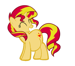 Size: 900x797 | Tagged: safe, artist:kuren247, sunset shimmer, pony, pregnant, solo