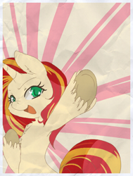 Size: 500x660 | Tagged: dead source, safe, artist:loyaldis, sunset shimmer, unicorn, solo, unshorn fetlocks