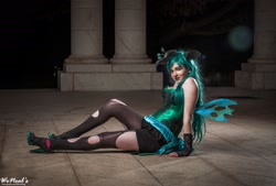 Size: 2048x1384 | Tagged: safe, artist:lochlan o'neil, queen chrysalis, human, cosplay, irl, irl human, photo