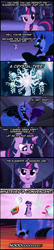 Size: 430x1984 | Tagged: safe, derpibooru import, edit, edited screencap, screencap, discord, nightmare moon, pinkie pie, sunset shimmer, twilight sparkle, earth pony, pony, friendship is magic, princess twilight sparkle (episode), castle of the royal pony sisters, comic, parody, sad but true, tree of harmony, truth