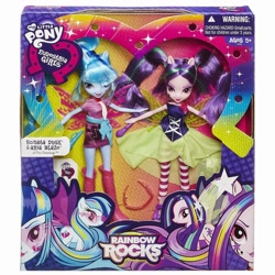 Size: 960x960 | Tagged: safe, aria blaze, sonata dusk, equestria girls, rainbow rocks, doll, toy