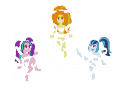 Size: 1481x1069 | Tagged: safe, artist:thelunarmage, adagio dazzle, aria blaze, sonata dusk, equestria girls, rainbow rocks, barefoot, feet, female, olympus, simple background, the dazzlings, transparent background