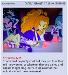 Size: 935x1027 | Tagged: safe, adagio dazzle, aria blaze, sonata dusk, equestria girls, rainbow rocks, /mlp/, 4chan, text, the dazzlings