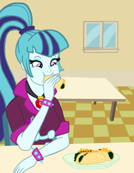 Size: 1700x2189 | Tagged: safe, artist:oneovertwo, sonata dusk, equestria girls, rainbow rocks, solo, sonataco, taco tuesday