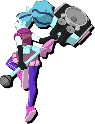 Size: 517x674 | Tagged: safe, sonata dusk, equestria girls, rainbow rocks, crossover, lethal league, palette swap, solo, sonata (lethal league)