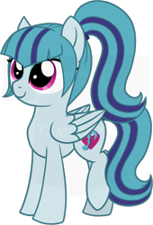 Size: 554x816 | Tagged: safe, artist:tambelon, sonata dusk, pegasus, pony, equestria girls, rainbow rocks, equestria girls ponified, female, lightly watermarked, mare, ponified, solo, watermark