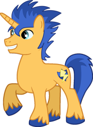 Size: 735x999 | Tagged: artist needed, source needed, safe, flash sentry, pony, unicorn, equestria girls, brad, equestria girls ponified, ponified, race swap, simple background, solo, transparent background, unshorn fetlocks, vector