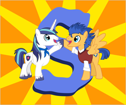 Size: 6000x5003 | Tagged: safe, artist:masem, flash sentry, shining armor, pegasus, pony, unicorn, equestria girls, absurd resolution, crossover, dean venture, equestria girls ponified, hank venture, ponified, sunburst background, the venture bros., vector