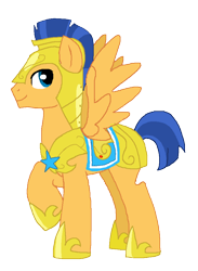 Size: 680x930 | Tagged: safe, artist:loyalequestrianguard, flash sentry, pegasus, pony, armor, male, solo, stallion