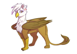 Size: 604x426 | Tagged: safe, artist:1an1, derpibooru import, gilda, griffon, cute, explicit source, gildadorable, solo