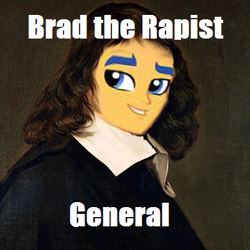 Size: 402x402 | Tagged: safe, flash sentry, equestria girls, brad, brad the rapist, equestraubrad, image macro, trolling