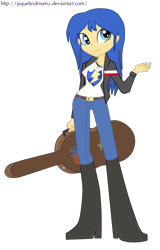 Size: 1144x1791 | Tagged: safe, artist:jaquelindreamz, flare warden, flash sentry, equestria girls, guitar centered, boots, brad, clothes, eqg promo pose set, equestria guys, female, guitar, jacket, pants, rule 63, shoes, vector
