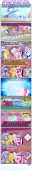 Size: 1000x5221 | Tagged: safe, artist:ponymaan, derpibooru import, flash sentry, fluttershy, princess cadance, alicorn, pegasus, pony, three's a crowd, amethyst stone, armor, comic, crystal express, crystal guard, crystal guard armor, crystal pegasus, friendship express, train