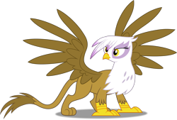 Size: 5000x3386 | Tagged: safe, artist:dashiesparkle, derpibooru import, gilda, griffon, .svg available, simple background, solo, spread wings, transparent background, vector