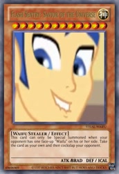 Size: 419x610 | Tagged: safe, flash sentry, equestria girls, brad, exploitable meme, flash sentry savior of the universe, meme, solo, waifu, waifu thief, yu-gi-oh!