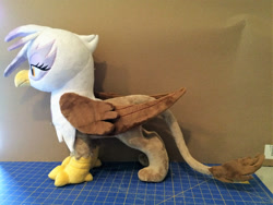 Size: 1024x768 | Tagged: safe, artist:plushpuppy, artist:plushypuppy, derpibooru import, gilda, griffon, irl, photo, plushie, solo