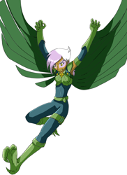 Size: 1280x1761 | Tagged: safe, artist:mamorukusanagi, derpibooru import, gilda, human, crossover, face paint, humanized, sinister six, solo, the vulture