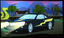 Size: 1321x793 | Tagged: safe, screencap, flash sentry, equestria girls, equestria girls (movie), car, flash sentry's car