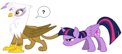 Size: 705x315 | Tagged: safe, derpibooru import, gilda, twilight sparkle, twilight sparkle (alicorn), alicorn, griffon, pony, the fault in our cutie marks, meme