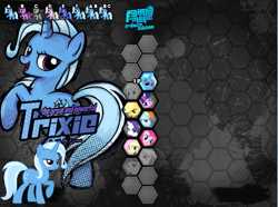 Size: 640x476 | Tagged: safe, derpibooru import, applejack, derpy hooves, fluttershy, gilda, octavia melody, pinkie pie, rainbow dash, rarity, trixie, twilight sparkle, earth pony, griffon, pegasus, pony, unicorn, fighting is magic, female, mane six, mare, youtube link