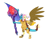 Size: 2761x2369 | Tagged: safe, artist:theunknowenone1, derpibooru import, fluttershy, gilda, princess ember, dragon, conjoined, fusion, guardian, multiple heads, not salmon, the last guardian, three heads, wat, we have become one, what has magic done, xk-class end-of-the-world scenario
