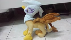 Size: 4128x2322 | Tagged: safe, artist:onlyfactory, derpibooru import, photographer:horsesplease, gilda, griffon, absurd resolution, bootleg, irl, photo, plushie, solo