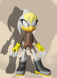 Size: 492x667 | Tagged: safe, derpibooru import, gilda, anthro, bird, sonic forces, sonic the hedgehog (series), sonicified, video game
