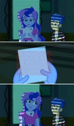 Size: 1080x1839 | Tagged: safe, flash sentry, princess luna, vice principal luna, equestria girls, equestria girls (movie), copypasta, flash's paper, funny, image macro, internet tough guy, luna's office, meme, navy seal copypasta, vulgar