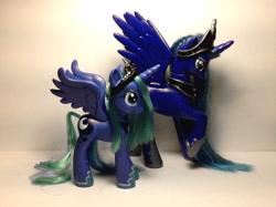 Size: 2306x1722 | Tagged: safe, artist:narxinba222, princess luna, alicorn, pony, brushable, custom, older, toy