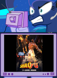 Size: 562x768 | Tagged: safe, princess luna, alicorn, pony, exploitable meme, meme, obligatory pony, shaq fu, tv meme