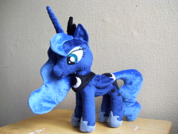 Size: 2848x2144 | Tagged: safe, artist:pinkamoone, princess luna, irl, photo, plushie, solo