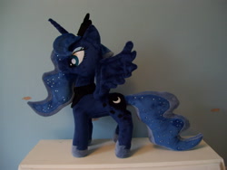 Size: 2848x2144 | Tagged: safe, artist:pinkamoone, princess luna, irl, photo, plushie, solo