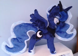 Size: 1024x740 | Tagged: safe, artist:pinkamoone, princess luna, irl, photo, plushie, solo