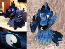 Size: 1200x900 | Tagged: safe, artist:essorille, princess luna, irl, photo, plushie, solo