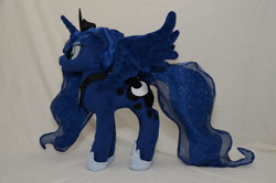 Size: 1000x662 | Tagged: safe, artist:makeshiftwings30, princess luna, irl, photo, plushie, solo