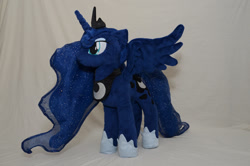 Size: 1000x662 | Tagged: safe, artist:makeshiftwings30, princess luna, irl, photo, plushie, solo