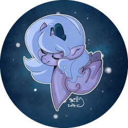 Size: 1000x1000 | Tagged: safe, artist:sellyinwonderland, princess luna, alicorn, pony, female, horn, mare, simple background, solo, transparent background