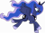 Size: 8670x6460 | Tagged: safe, artist:90sigma, princess luna, alicorn, pony, absurd resolution, flying, simple background, smiling, solo, transparent background, vector