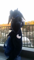 Size: 720x1280 | Tagged: safe, artist:kolshica, princess luna, human, cosplay, fursuit, irl, irl human, photo, solo