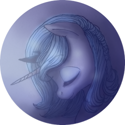 Size: 1628x1628 | Tagged: safe, artist:wolfiedrawie, princess luna, alicorn, pony, female, horn, mare, s1 luna, solo