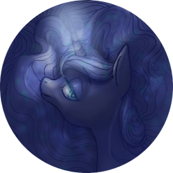 Size: 1628x1628 | Tagged: safe, artist:wolfiedrawie, princess luna, alicorn, pony, female, horn, mare, simple background, solo, transparent background