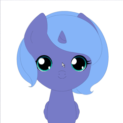 Size: 250x250 | Tagged: safe, artist:jdan-s, princess luna, alicorn, pony, animated, computer mouse, cursor, cute, filly, flash, interactive, looking at you, lunabetes, solo, woona