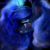 Size: 2000x2000 | Tagged: safe, artist:saoiirse, princess luna, alicorn, pony, crying, painting, portrait, sad, solo