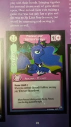 Size: 424x754 | Tagged: safe, princess luna, alicorn, pony, canterlot nights, ccg, enterplay, mlp trading card game, solo