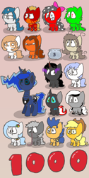 Size: 964x1920 | Tagged: safe, artist:switchy, applejack, flash sentry, king sombra, princess luna, oc, oc:aha mclovin, oc:google chrome, oc:heather sweet feathers, alicorn, earth pony, pony, browser ponies, google chrome, lunabotic