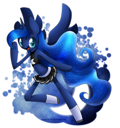 Size: 800x850 | Tagged: safe, artist:pegasisters82, princess luna, anthro, moon, solo